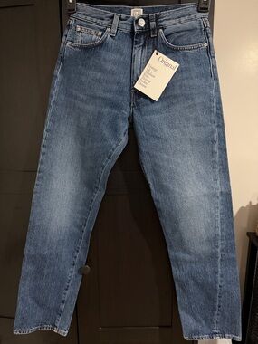 NWT TOTEME VINTAGE FIT TWISTED SEAM DENIM JEANS 24/32 MSRP$300 LUXURY DESIGNER